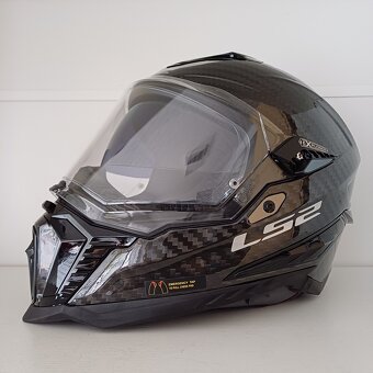 Enduro přilba LS2 Explorer Carbon Glos - 10