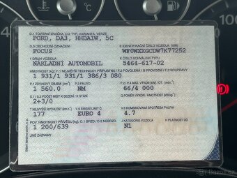 Ford Focus 1.6 TDCi 66 kw 2007 - 10