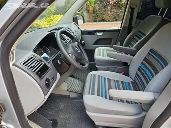 VW T5 California Beach 2.0 TDI 103kW,Webasto,Tažné,Serviska. - 10