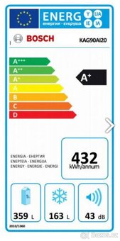 Luxusní Americká chladnička Bosch KAG90AI20 - 10
