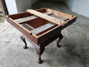 Starožitný barokní jídelní stůl - 10