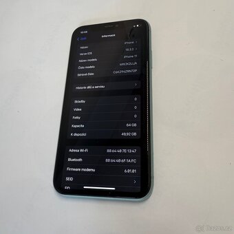 iPhone 11 64GB, zelený, nefunkční FaceID (rok záruka) - 10