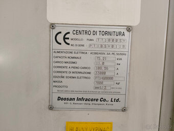 CNC soustruh Doosan, Puma TT 1800 SY - 10