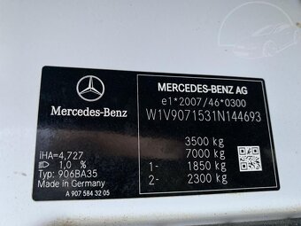 Mercedes-Benz Sprinter 514CDi 5t do 3.5t B 3.5t tažné - 10