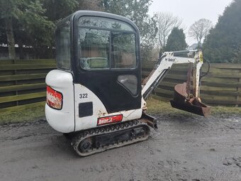 Bobcat 322 minibagr 1,6T + 3x lžíce - 10