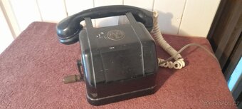 HISTORICKÝ ČESKOSLOVENSKÝ TELEFON TESLA ROKU 1950 - 10