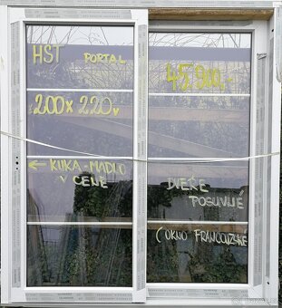 dveře okno prosklené - 10