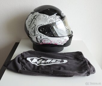 Helma na motocykl, skútr HJC s clonou, v.XS - 10