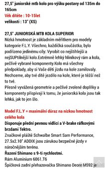 Divci juniorske kolo Superior Fly 27,5 - 10