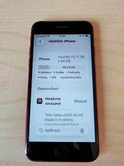 iPhone SE 2020 64GB, iOS: 26.1,plně funkční, aku 80% - 10