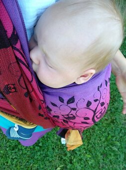 Šátek na nošení dětí Natibaby Magical Forest Night Glo vel 6 - 10