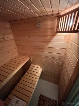 Finská sauna masiv 205x176 cm - 10