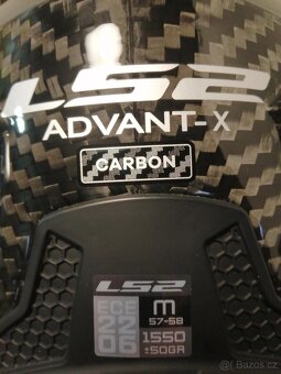 Silniční překlápěcí přilba LS2 ADVANT X CARBON - 10