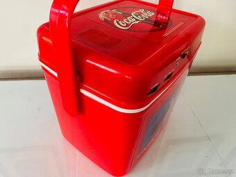 Rádio/ Ice box Coca-Cola, nový, funkční, 90.léta - 10