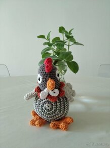 Prodám pletená zvířátka a postavičky. - 10