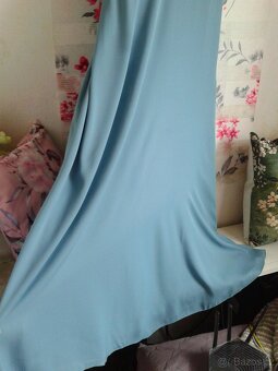 Nádherné dlouhé společenské šaty 40/42 - 10