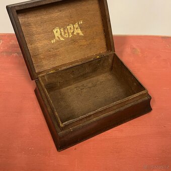 Dřevěná truhlička, šperkovnice "RUPA" - 10