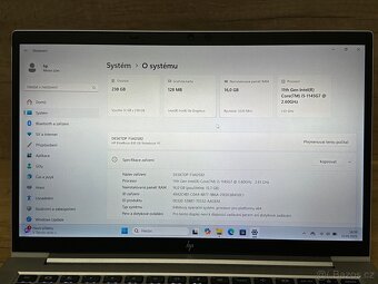 HP EliteBook 830 G8 i5/16GB/ 240 GB SSD – TOP STAV + záruka - 10
