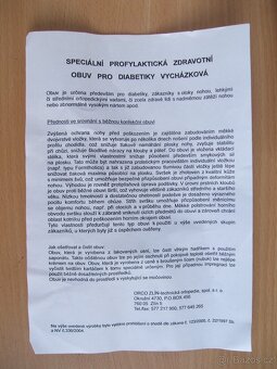 Dámská speciální profylaktická obuv pro diabetiky č.40 - 10