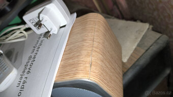 Rádio s Wifi (internetové) a Bluetooth - světlé, béž.-stříb. - 10