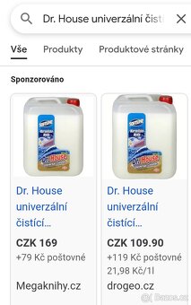 Čistící prostředky na umytí auto, obkladů, podlah a keramiky - 10