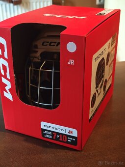 Nová hokejová helma CCM tacks 70 combo JR - 10