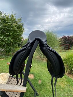 Kožené drezurni sedlo Euroriding Diamand - 10