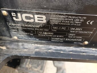 Minibagr JCB 19C-1 - 10