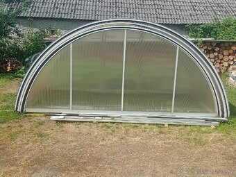 Zastřešení bazénu, jako skleník,8x4 výška 205 cm - 10