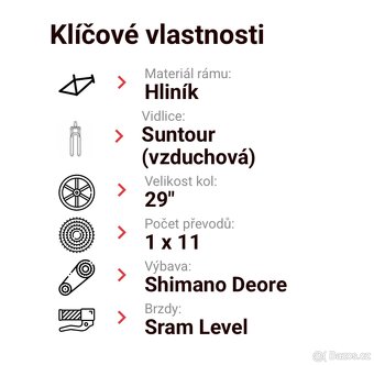 Horské kolo Kross LEVEL 5.0 29” zánovní - 10