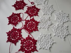 Vločky červené - 10