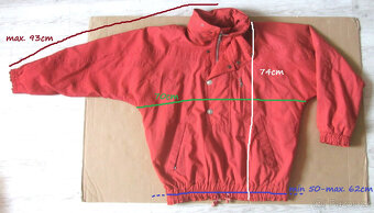 Vintage 90s rezavá pánská bunda přes hlavu - 10