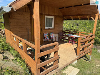 Prodej pozemek 302 m2, chatka 16 m2, sklep 18 m2 - Líšný u M - 10
