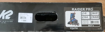 Dětské kolečkové inline brusle K2 RAIDER PRO 32-37 - 10