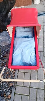 Retro kočárek pro panenky - 10