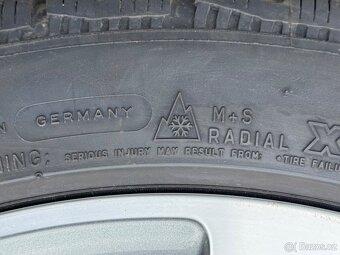 Mercedes r18 alu kola r18 5x112 Dvourozměrná Michelin Alpin - 10