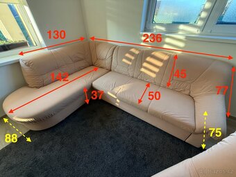 Rohová sedačka s křeslem - 10