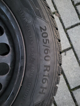 Barum Polaris 5- 205/60 R16- 4x 8.5mm- zimní- TOP stav - 10
