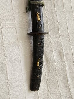 JAPONSKY STARÝ ORIGINÁL MEČ KATANA/ WAKIZASHI - 10