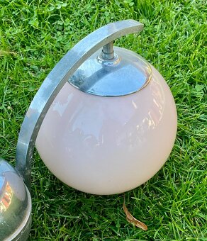 lustr starý lustr chromovaný lustr koule retro lust - 10