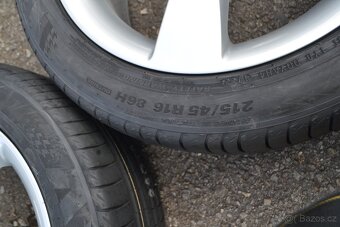 Škoda Fabia III/Rapid- NOVÝ letní Alu komplet 215/45/R16 - 10