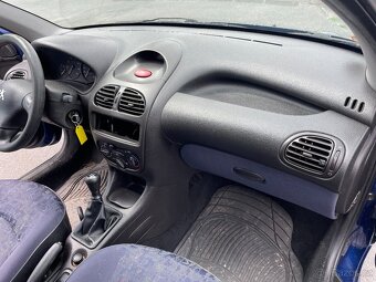 PEUGEOT 206 1.4i 55 KW 1Majitel ČR 2001 - 10