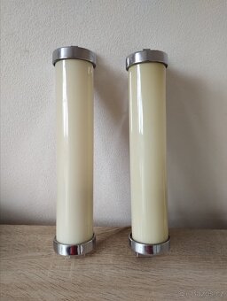Chromovaná lampička funkcionalismus / 2ks - 10