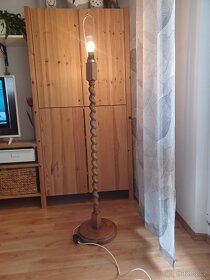 Retro designová dřevěná lampa - 10