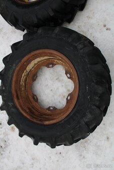 Zetor 8145 přední kola mitas 12,4-24 12pláten nové pneu - 10