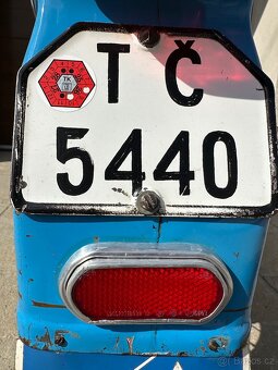 Jawa pionýr 50/05 patinový stav 1966 s SPZ a STK - 10
