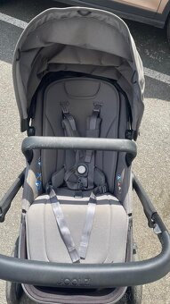 Kočárek pro 1 nebo 2 děti Geo3, pure grey + příslušenství - 10