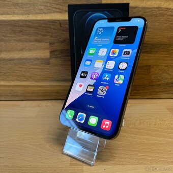 iPhone 12 Pro Max 128GB, 100% baterie, modrý (rok záruka) - 10