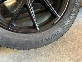 Alu kola Brock 19” 5x112 zánovní, pneu 235/55/19 + senzory - 10