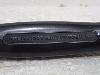 Retro smaltovaný telefon JYDSK s kličkou - 10